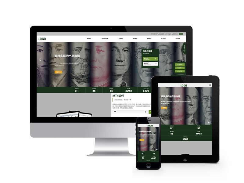 外匯類(lèi)網(wǎng)站pbootcms模板(自適應(yīng)手機(jī)端)