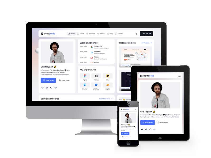 個(gè)人簡(jiǎn)歷類(lèi)網(wǎng)站HTML靜態(tài)模板