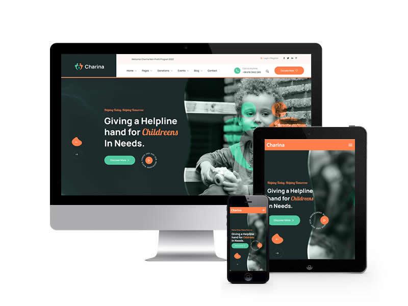 兒童公益類(lèi)網(wǎng)站HTML靜態(tài)模板